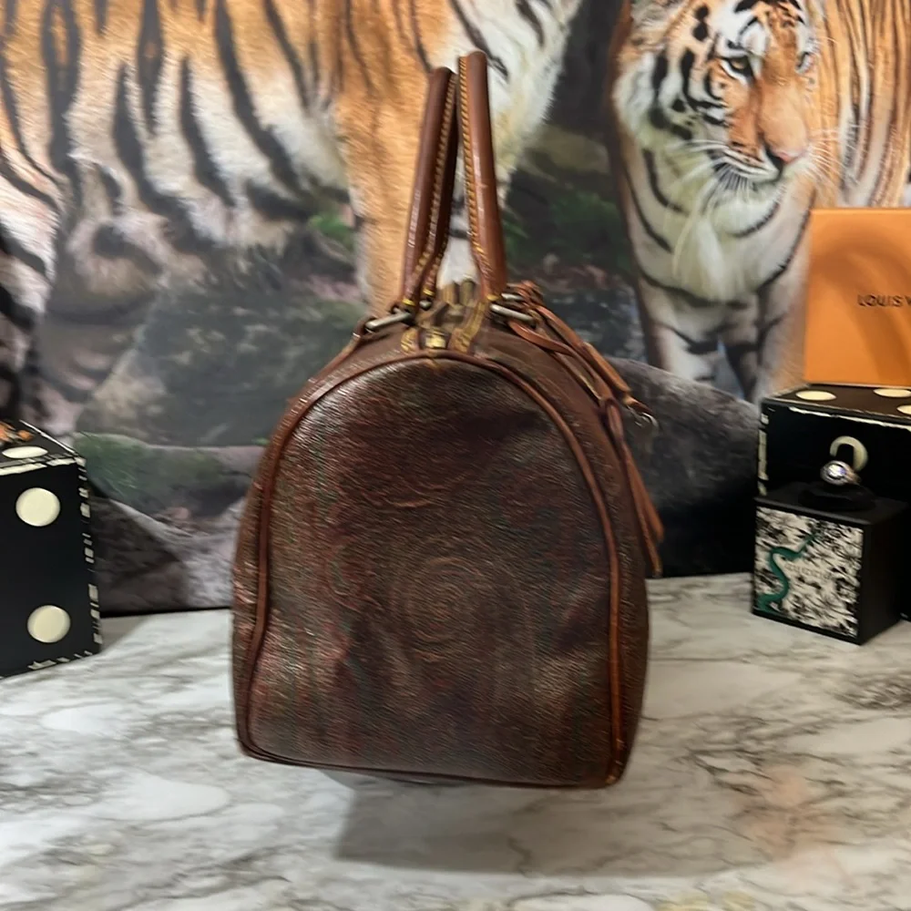 ETRO SPEEDY TRAVEL BAG IN GUC WITH LOCK AND KEY - Picture 6 of 17